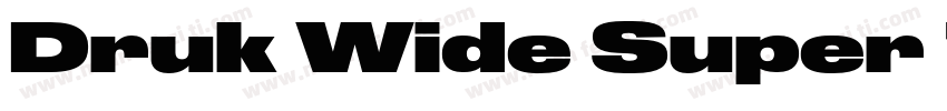 Druk Wide Super Trial字体转换